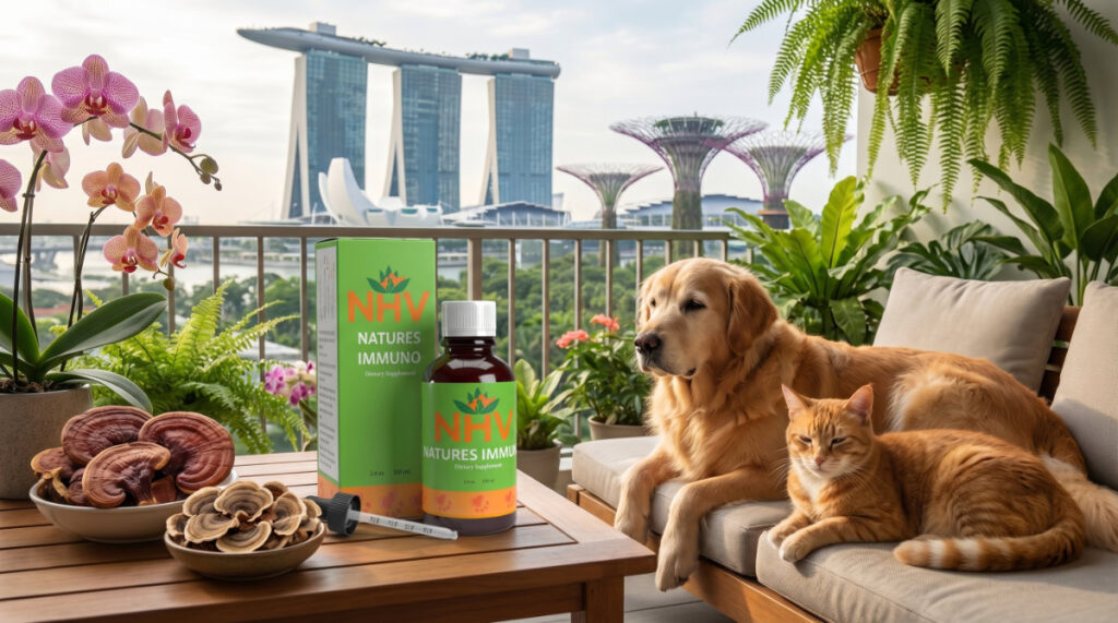 Medicinal Mushrooms (Reishi, Turkey Tail) for cancer prevention in Senior Pets