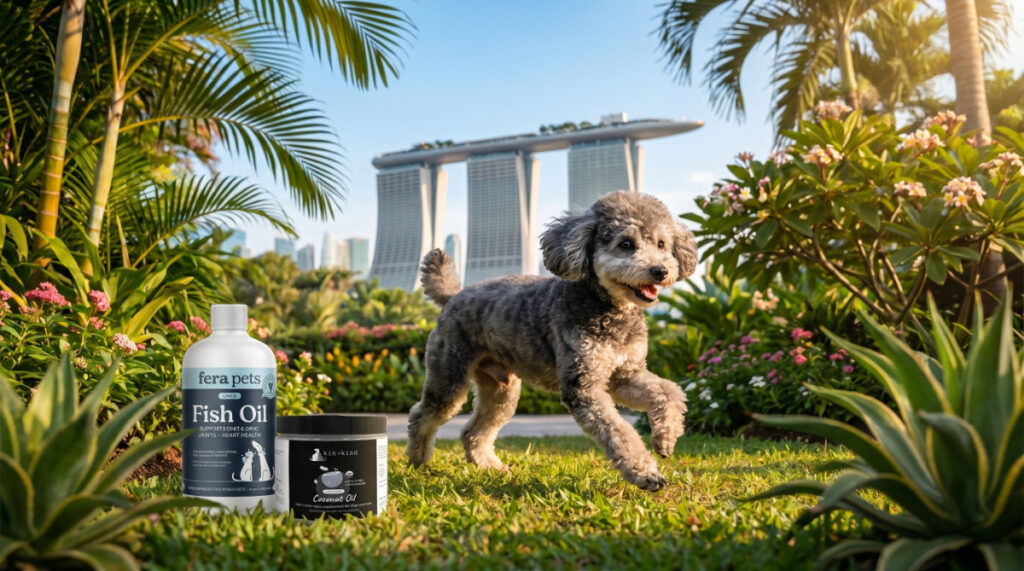 Omega-3 Fish Oil and Coconut Oil for Muscle Strength in Senior Pets