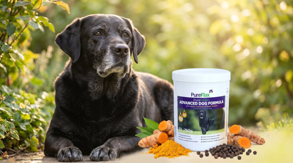 Turmeric with Black Pepper for Digestive & Gut Health in Senior Pets
