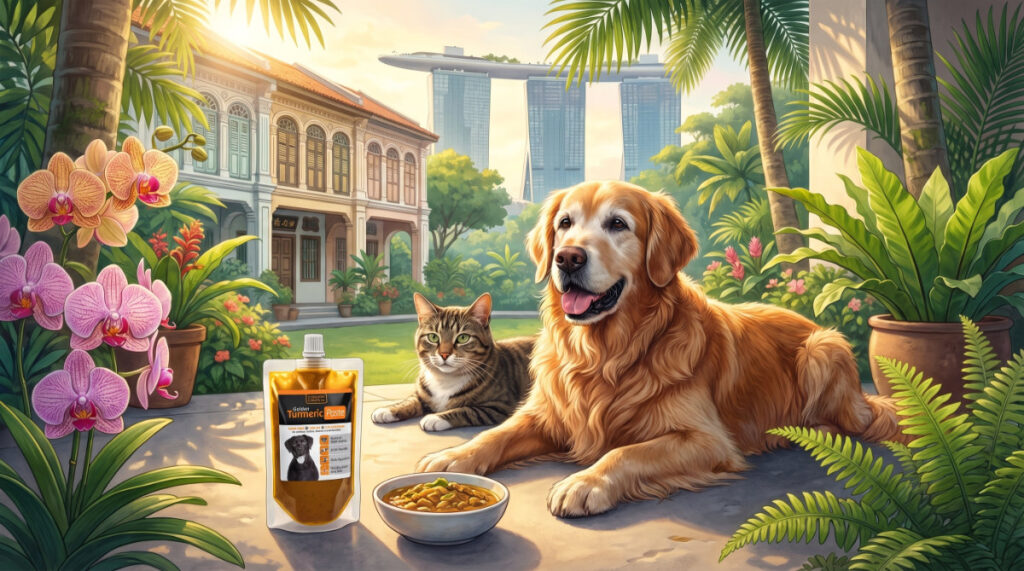 Turmeric with Black Pepper for Pain Relief in Senior Pets